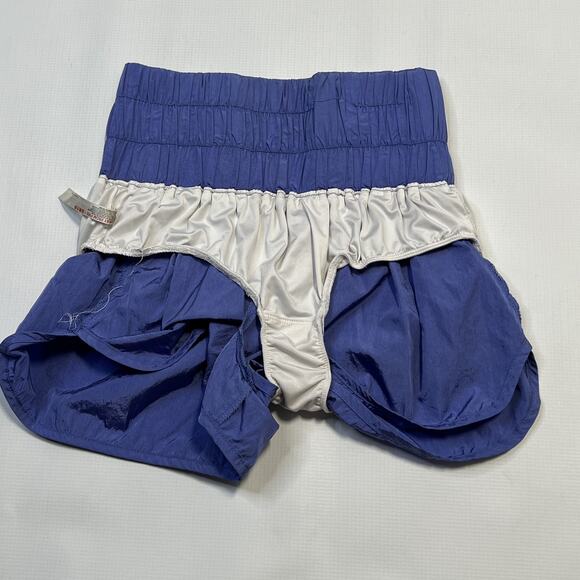 Free People Movement Shorts Womens Small The Way Home High Waisted Smocked Lined - Picture 11 of 12